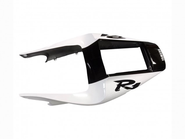 1998-1999 White Glossy Black Yamaha YZF 1000 R1 Motorcycle Fairings