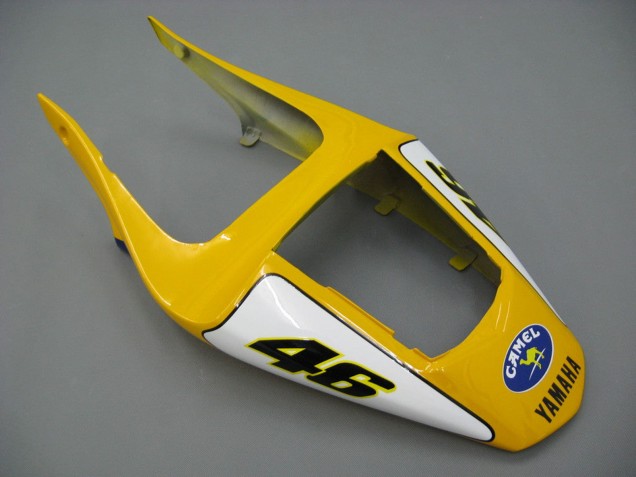 2000-2001 White Yellow Blue Motul Camel Yamaha YZF 1000 R1 Motorcycle Fairings