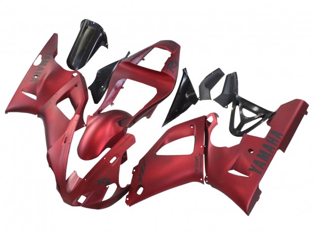 2000-2001 Matte Red Yamaha YZF 1000 R1 Motorcycle Fairings