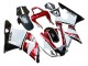 2000-2001 Red White Glossy Black Yamaha YZF 1000 R1 Motorcycle Fairing