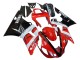 2000-2001 Red White Glossy Black Yamaha YZF 1000 R1 Motorcycle Fairings