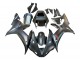 2002-2003 Matte Black Red Yamaha YZF 1000 R1 Motorcycle Fairings