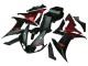 2002-2003 Red Black Flame Yamaha YZF 1000 R1 Motorcycle Fairings