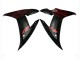 2002-2003 Red Black Flame Yamaha YZF 1000 R1 Motorcycle Fairings