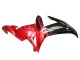 2002-2003 Glossy Black Red Flame Yamaha YZF 1000 R1 Motorcycle Fairings