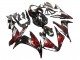 2004-2006 Glossy Black Red Flame Yamaha YZF 1000 R1 Motorcycle Fairings