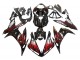 2004-2006 Glossy Black Red Flame Yamaha YZF 1000 R1 Motorcycle Fairings