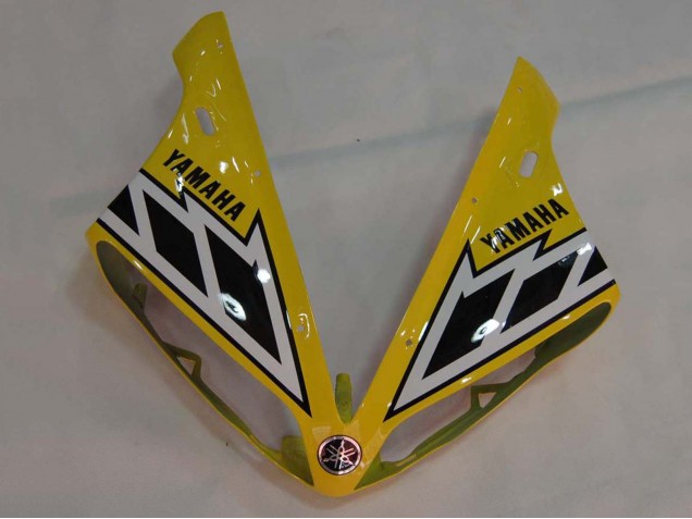2004-2006 Yellow White Glossy Black Yamaha YZF 1000 R1 Motorcycle Fairings