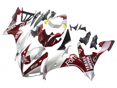 2004-2006 Silver Red Fortuna Motul Yamaha YZF 1000 R1 Motorcycle Fairings