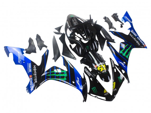 2004-2006 Blue Black Yellow Green Monster Yamalube ENEOS 69 Yamaha YZF 1000 R1 Motorcycle Fairings