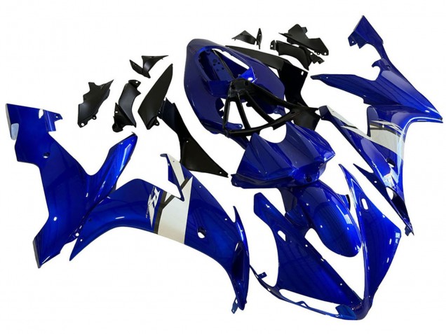 2004-2006 Blue White Yamaha YZF 1000 R1 Motorcycle Fairings