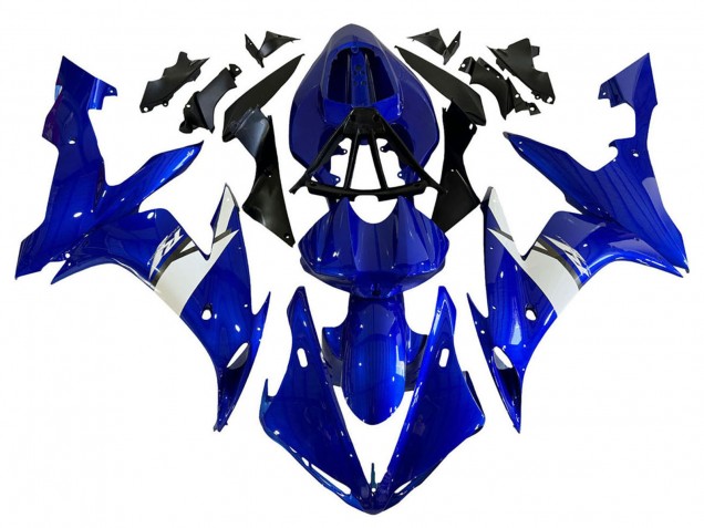 2004-2006 Blue White Yamaha YZF 1000 R1 Motorcycle Fairings