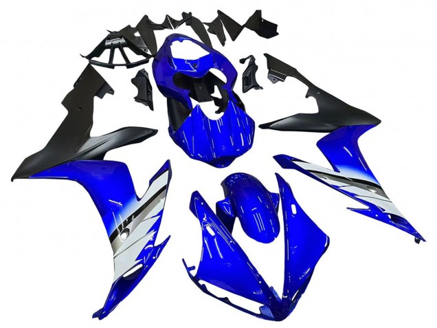 2004-2006 Blue White Matte Black Yamaha YZF 1000 R1 Motorcycle Fairings