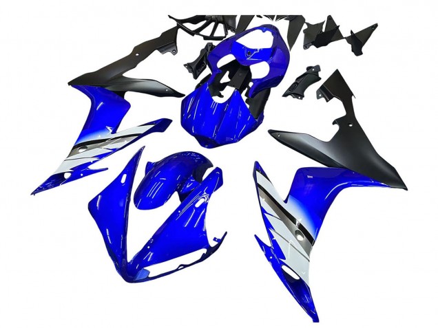 2004-2006 Blue White Matte Black Yamaha YZF 1000 R1 Motorcycle Fairings