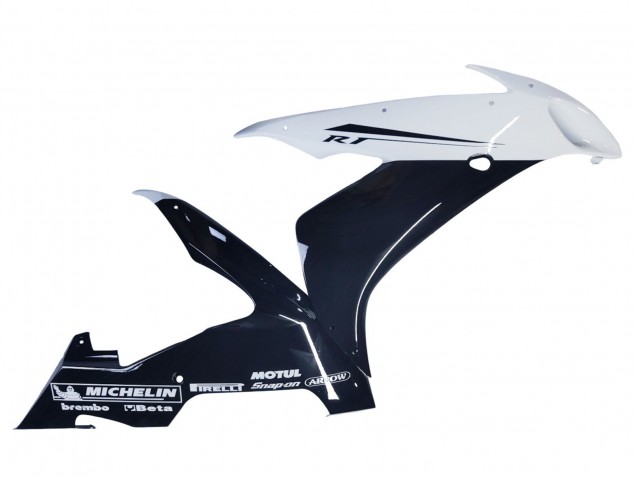 2004-2006 Glossy Black White Motul Yamaha YZF 1000 R1 Motorcycle Fairings