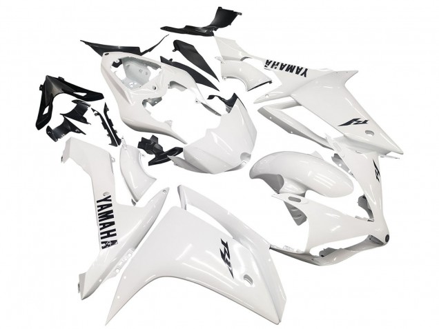 2007-2008 White Black Yamaha YZF 1000 R1 Motorcycle Fairings
