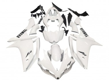 2007-2008 White Black Yamaha YZF 1000 R1 Motorcycle Fairings