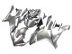 2007-2008 Grey Yamaha YZF 1000 R1 Motorcycle Fairings