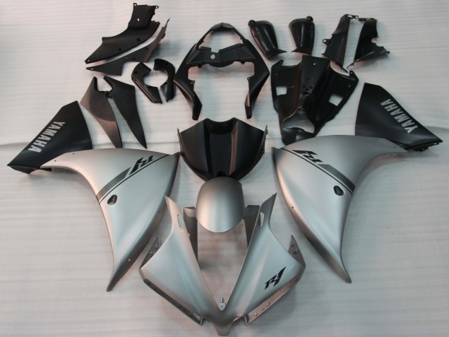 2009-2011 Silver Black Yamaha YZF 1000 R1 Motorcycle Fairing