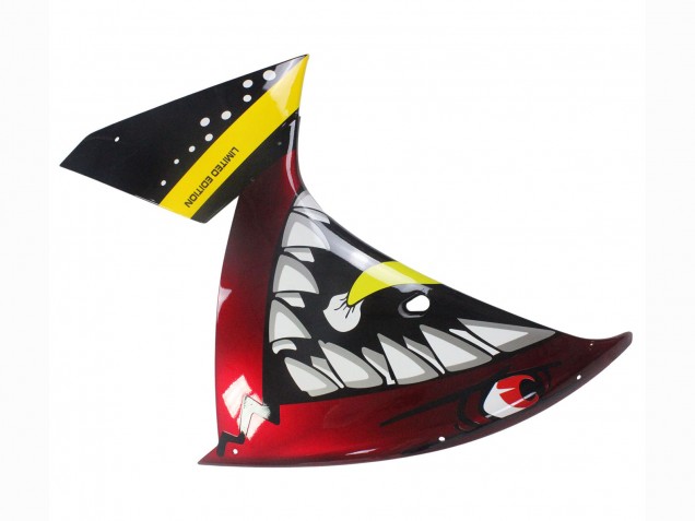 2009-2011 Red Yellow Black Shark 46 Yamaha YZF 1000 R1 Motorcycle Fairings