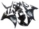 2009-2011 Glossy Black White Decal Yamaha YZF 1000 R1 Motorcycle Fairings