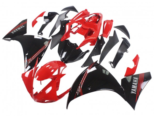 2009-2011 Red Black Yamaha YZF 1000 R1 Motorcycle Fairing