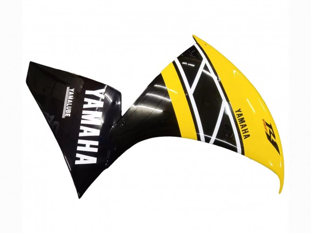 2009-2011 Yellow White Black Stripe Yamaha YZF 1000 R1 Motorcycle Fairing Kits