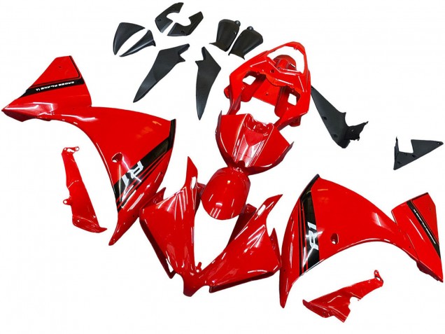 2012-2014 Red Glossy Black Yamaha YZF 1000 R1 Motorcycle Fairing