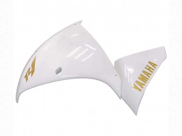 2012-2014 White Gold Decals Yamaha YZF 1000 R1 Motorcycle Fairings