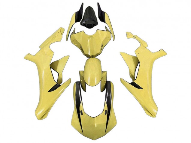 2020-2025 Yellow Glossy Black Yamaha YZF 1000 R1 Motorcycle Fairings