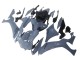 2020-2025 Glossy Grey Yamaha YZF 1000 R1 Motorcycle Fairings