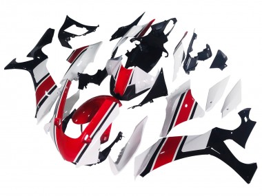2020-2025 White Red Glossy Black Yamaha YZF 1000 R1 Motorcycle Fairing