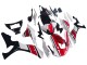 2020-2025 White Red Glossy Black Yamaha YZF 1000 R1 Motorcycle Fairing