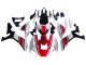 2020-2025 White Red Glossy Black Yamaha YZF 1000 R1 Motorcycle Fairing