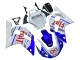 1998-2002 White Blue Red Fiat 99 Yamaha YZF 600 R6 Motorcycle Fairings