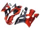 1998-2002 Orange Matte Black Yamaha YZF 600 R6 Motorcycle Fairings