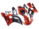 1998-2002 Orange Matte Black Yamaha YZF 600 R6 Motorcycle Fairings