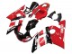 1998-2002 Red White Glossy Black Yamaha YZF 600 R6 Motorcycle Fairing