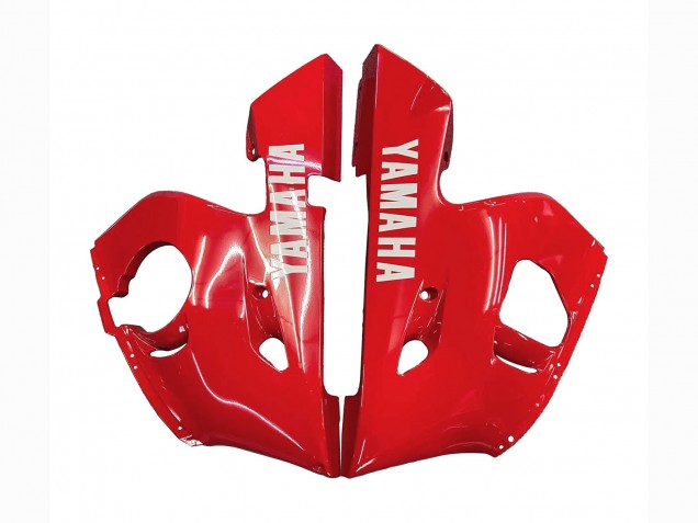 1998-2002 Red White Glossy Black Yamaha YZF 600 R6 Motorcycle Fairing