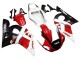 1998-2002 White Red Glossy Black Yamaha YZF 600 R6 Motorcycle Fairings