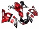 1998-2002 Red White Glossy Black Yamaha YZF 600 R6 Motorcycle Fairings