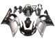 1998-2002 Silver Glossy Black Yamaha YZF 600 R6 Motorcycle Fairings