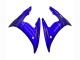 2003-2004 Blue Glossy Black Yamaha YZF R6 Motorcycle Fairings