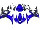 2003-2004 Blue Glossy Black Yamaha YZF R6 Motorcycle Fairings