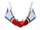2003-2004 White Red Lucky Strike Motul Yamaha YZF R6 Motorcycle Fairings