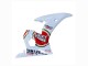 2003-2004 White Red Lucky Strike Motul Yamaha YZF R6 Motorcycle Fairings