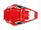 2003-2004 White Red Glossy Black Yamaha YZF R6 Motorcycle Fairing
