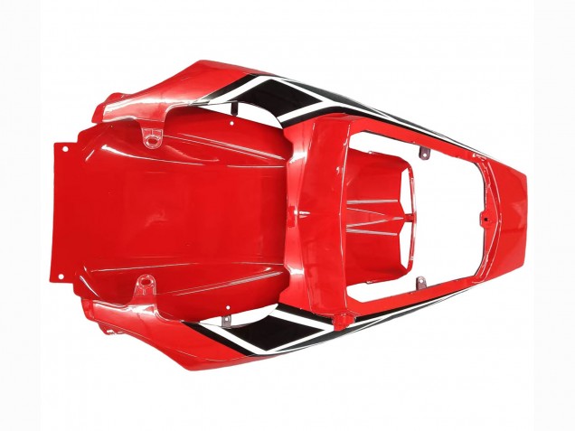 2006-2009 White Red Glossy Black Yamaha YZF R6S Motorcycle Fairing