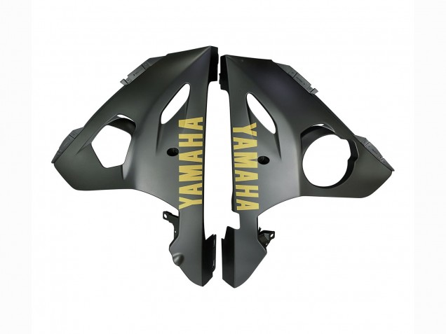 2006-2009 Matte Grey Matte Black Gold Decals Yamaha YZF R6S Motorcycle Fairings