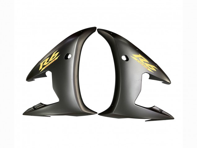 2003-2004 Glossy Black Matte Black Gold Decals Yamaha YZF R6 Motorcycle Fairings